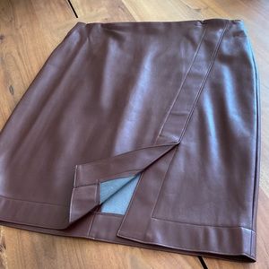 Leather beautiful skirt, size 16